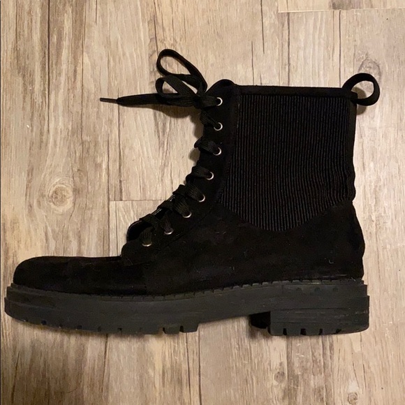 Black Combat Boot - Picture 3 of 3